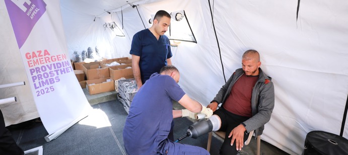 Thanks to your support, Human Appeal has provided 100 prosthetic limbs, giving people the ability to walk again, support their families, and live with dignity. 