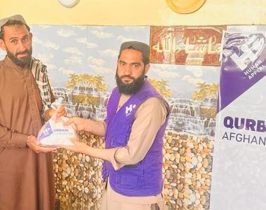 Qurbani distribution in Afghanistan