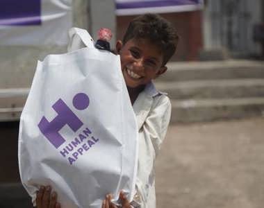 Qurbani distribution in Yemen