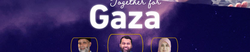 Together for Gaza banner