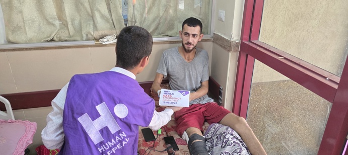 On 18 August 2025, Human Appeal distributed 14,881 hot meals across North Gaza, Khan Younis, and Deir al-Balah, reaching displacement camps. 