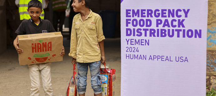 Malnutrition tackled in Yemen with 1,733 food parcels during Ramadan