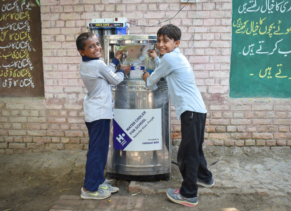 Water cooler for schools Human Appeal USA