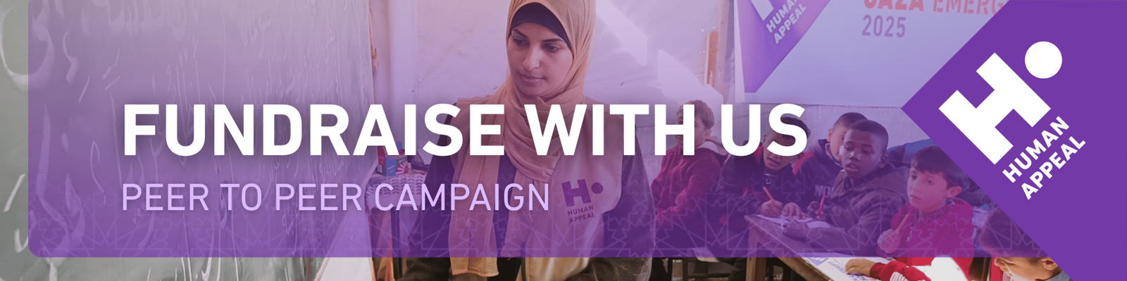 Human Appeal peer-to-peer fundraising