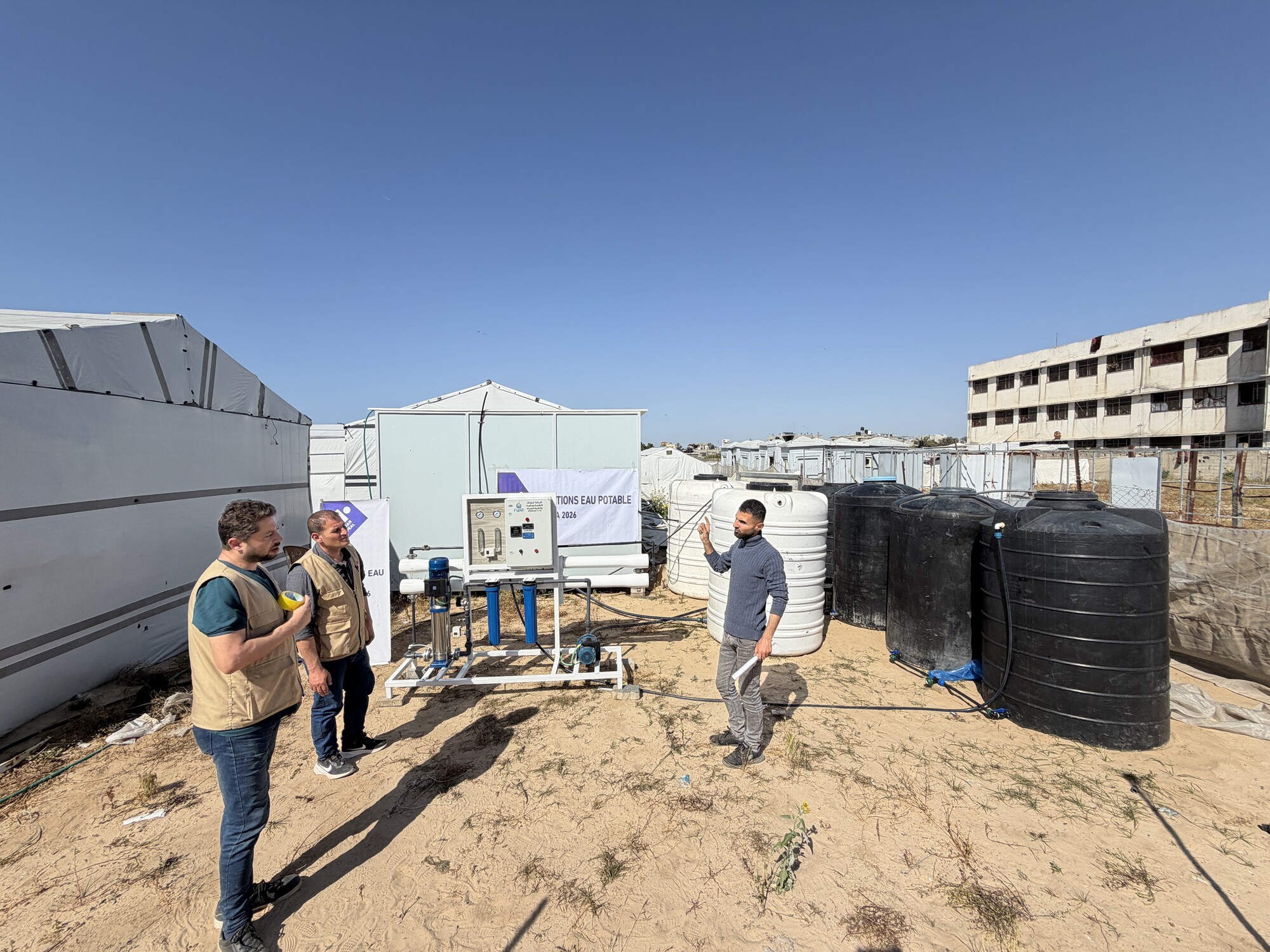 Desalination units Gaza
