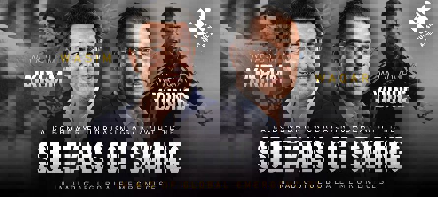  Legendary Fundraising Gala with Wasim Akram and Waqar Younis