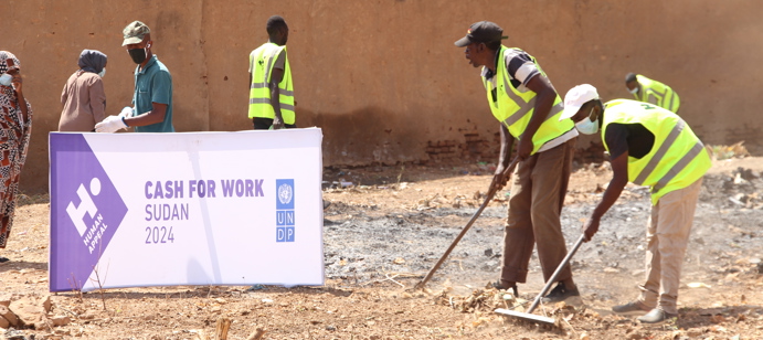 You provided 2,100 individuals with an opportunity to be employed through the Cash for Work campaign