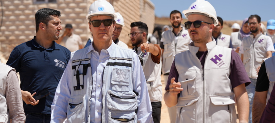 UN officials visit Human Appeal projects for 1500 families in Northwest Syria